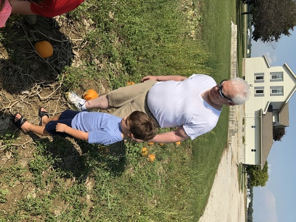 Picking Pumpkins at Aunt Janines1